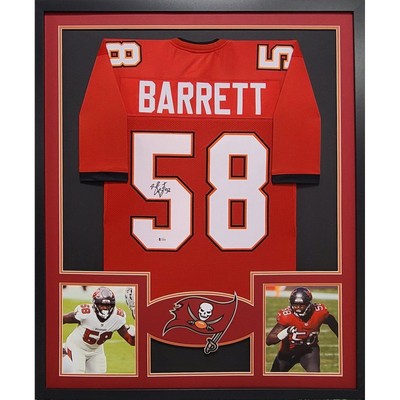 Shaquil Barrett Framed Signed Jersey Beckett Autograph Tampa Bay Buccaneers Shaq