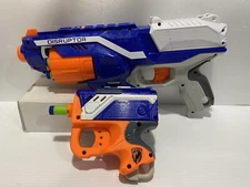 Nerf N-Strike ELITE DISRUPTOR Toy Gun Dart Blaster w/ SIDE GUN and Darts (UVGC)