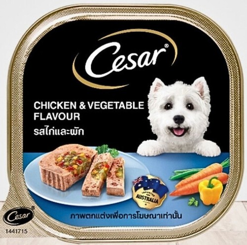 6 Packs Cesar Wet Dog Food Trays (100g/pack) Variety Flavor - Picture 16 of 23