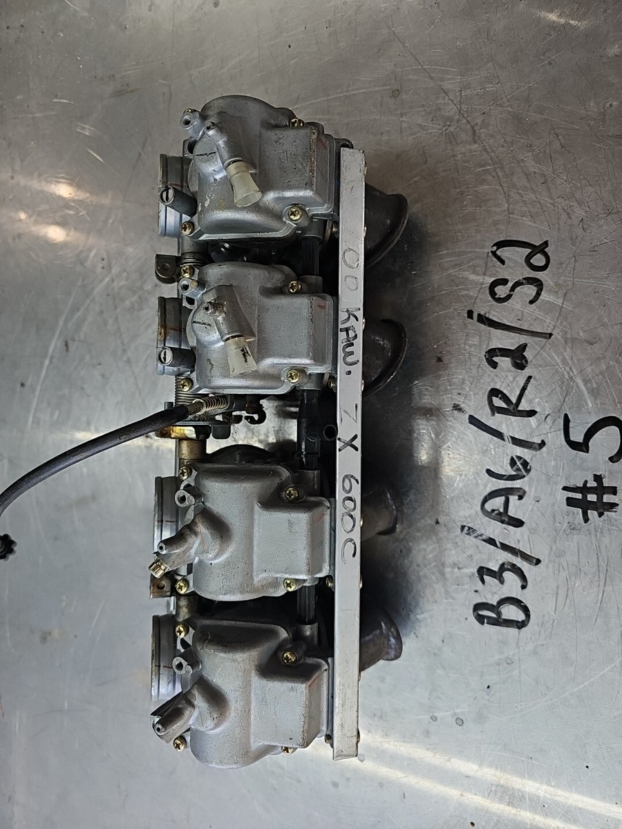 2000 KAWASAKI ZX 600 ZX6 CARBURETOR CARB ASSEMBLY V797 2,153 MI | eBay