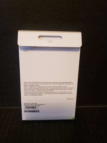 Apple AirTag 4-pak Item Tracker do kluczy, portfeli, pilotów Nowy zapieczętowany - Zdjęcie 2 z 2