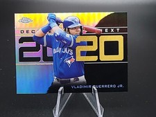 2020 TOPPS CHROME VLADIMIR GUERRERO JR. DECADE NEXT REFRACTOR BLUE JAYS MSK