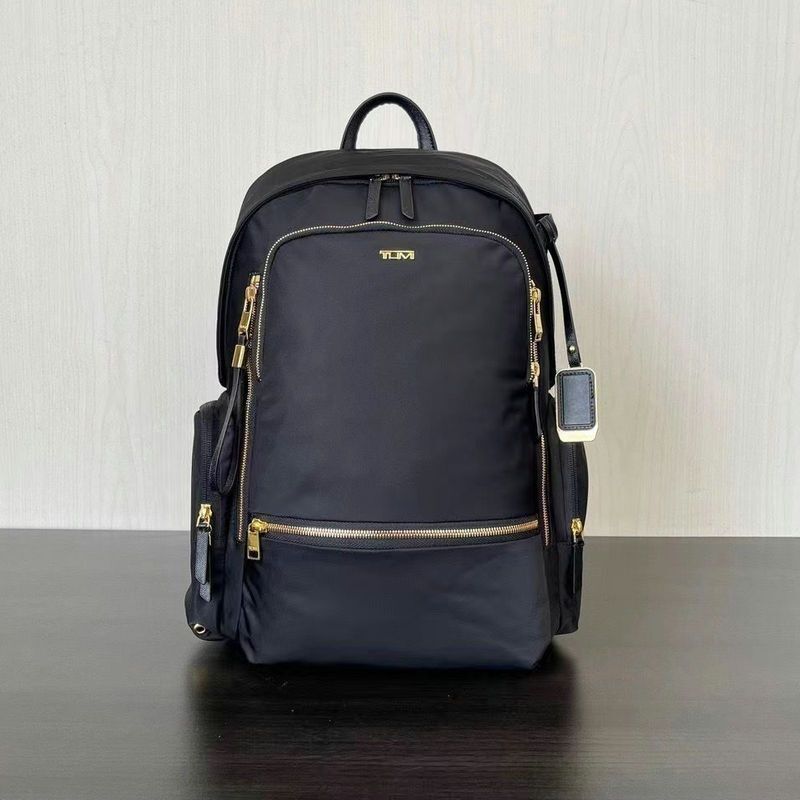 TUMI Selina Voyageur Backpack 0196600DGLD Black Versatile Travel Bag