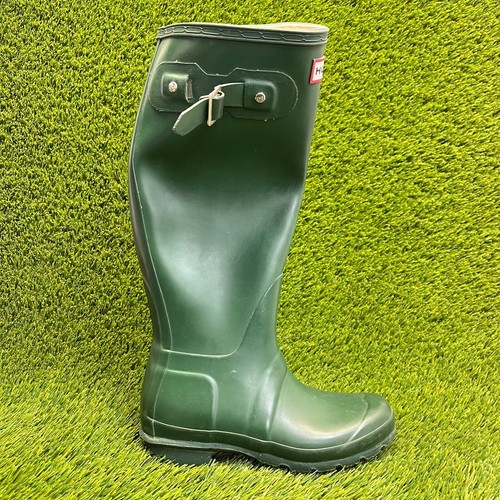 Hunter Original Tall Womens Size 5 Green Outdoor Waterproof Knee High Rain Boots