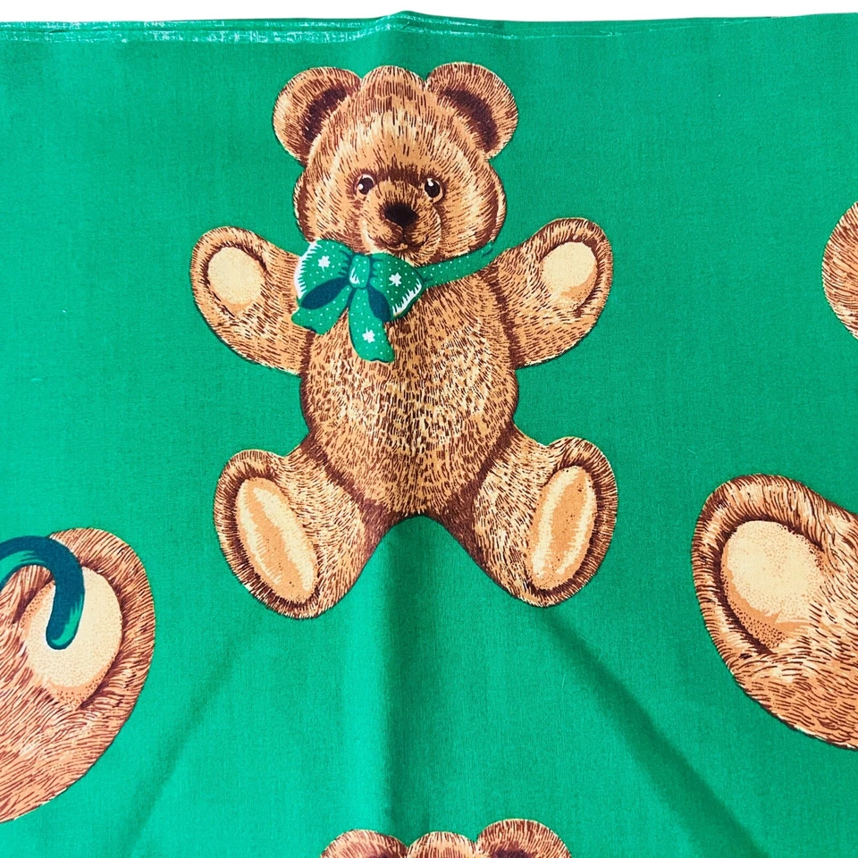 Wamsutta 适用于 Hallmark 卡圣帕特里克节熊织物面板 52 英寸 x 44 — 第 3/4 张图片