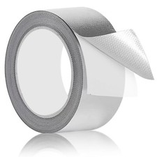 Fiberglass Aluminum Foil Tape  2 in x 65 FT Fiberglass HVAC Silver Duct Tape