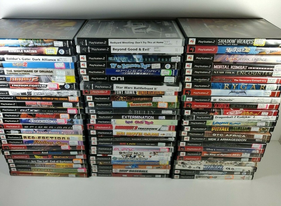 Sony playstation 2 ps2 games u pick choose complete fun rare action family