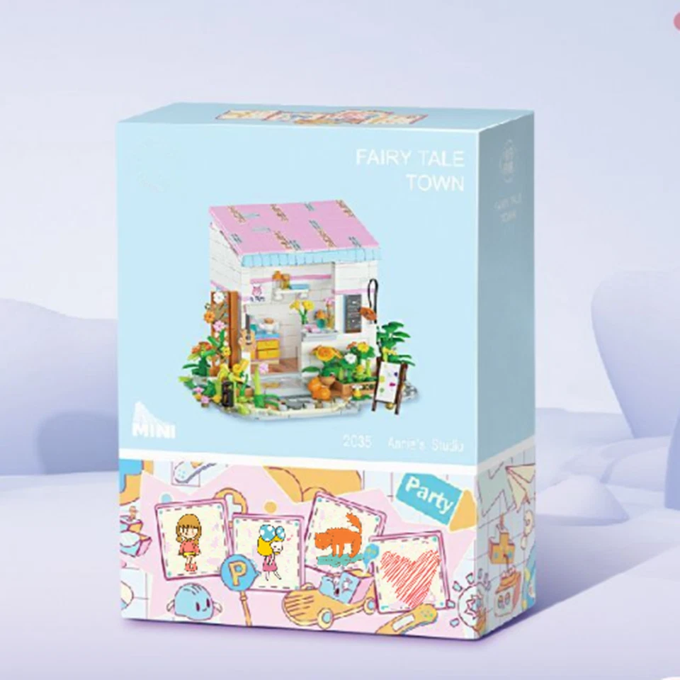 Lucy's studio  Building Set  Building Blocks Toy With light pastoral style - Image 3 of 4