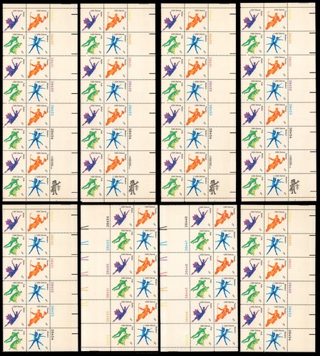 US # 1749-1752 Dance Dancing Dancers MNH JUMBO Plate Blocks (112 Stamps)