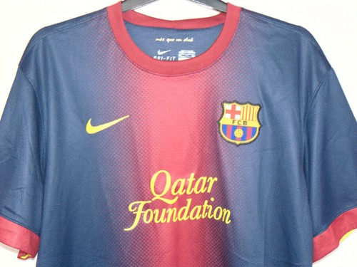 BNWT 2012-2013 Barcelona Nike Home Shirt Football Shirt Jersey 2XL XXL Mens - Picture 4 of 9