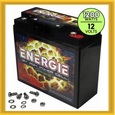 Reikken PR1200 Energie 1200 Watt 12 Volt Power Cell 18 Ah AGM Car Audio Battery