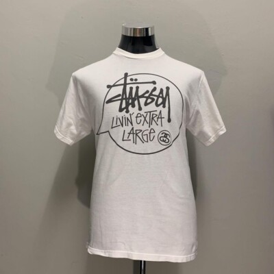 【Stussy】 Livin' Large T-Shirt White Stussy Livin Extra Large Tee Size X-Large | eBay
