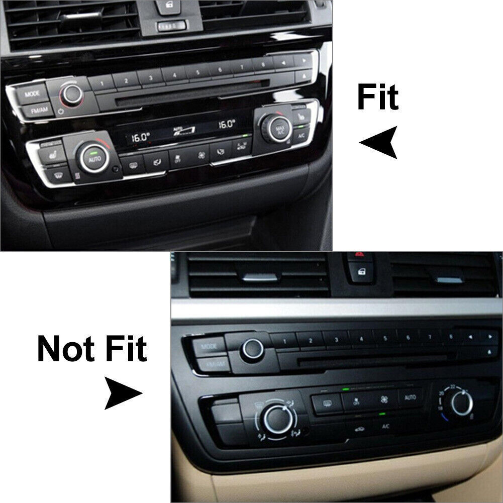 Air Condition Knob Switch Trim Cover Ring For BMW GT X1 X3 X4 X5
