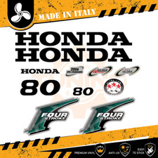 Decalcomania Adesivi Motore Fuoribordo Honda 80 cv Four Stroke - A