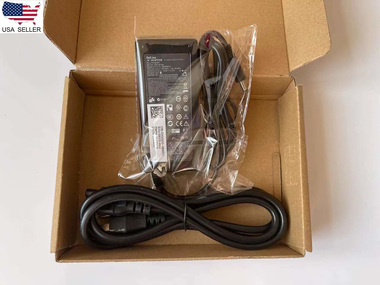 45W 19.5V 2.31A 4.5*3.0mm AC Charger Power Cord for Dell Laptop Adapter