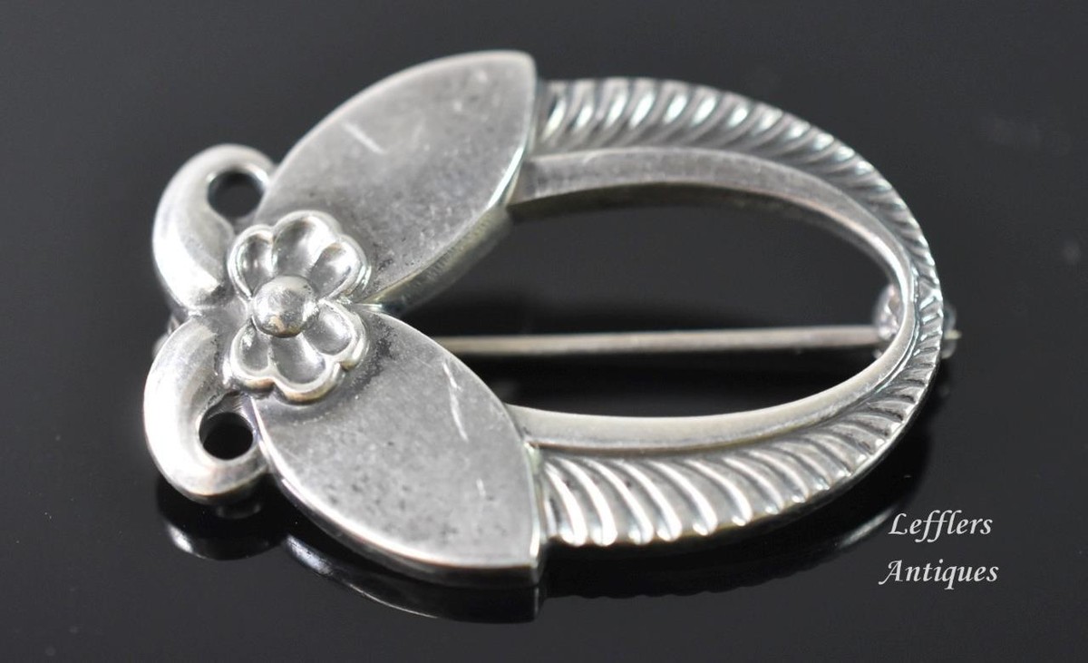  Gensen ブローチ　325 Denmark silver925 NYJEWEL Georg Jensen Denmark 925 Sterling Silver Pin Brooch