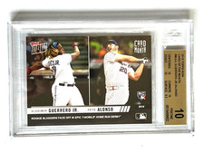 2019 Topps NOW VLAD GUERRERO JR PETE ALONSO RC Card Month BGS 10 PRISTINE! 9652