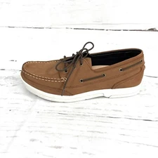 Apex Boat Shoes Men’s 11.5 M Brown Leather Slip On New