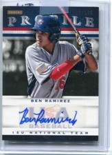 2013 USA Baseball 15U National Team Profile Signatures Ben Ramirez Auto 62/100