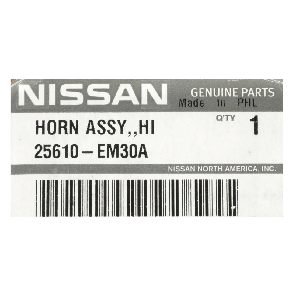 Nissan Versa 2007-2014 sedán y hatchback bocina montaje nota alta genuino OEM NUEVO Foto 3 de 3