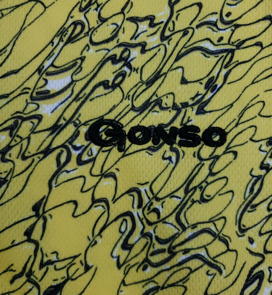 Camiseta deportiva de ciclismo Gonso unisex con cremallera completa amarilla talla D38 De colección Foto 2 de 4