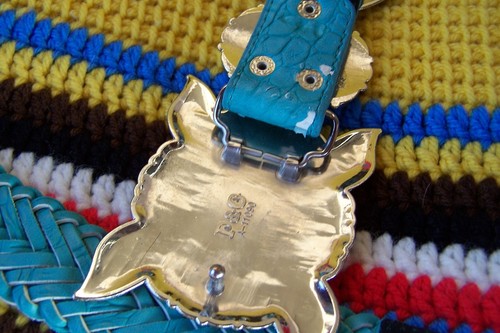 Heavy XL Southwestern Colorful Enamel Silver Rodeo Cowgirl Western Concho Belt - Picture 6 of 17
