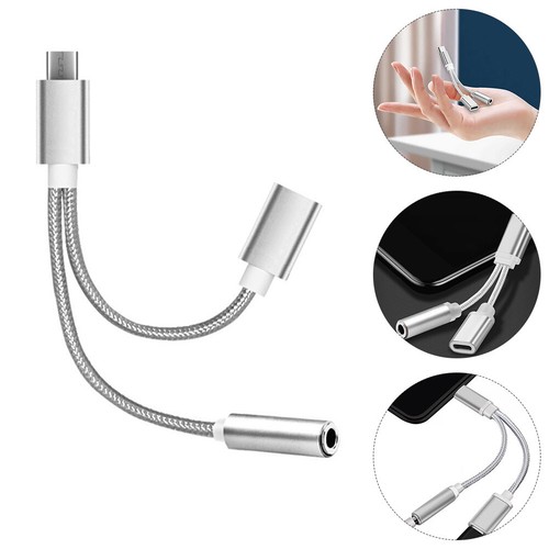 2 Pcs Audio Charger Converter Headphone Type-c Adapter Car Usb to - 第 10/12 張圖片