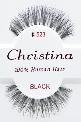 Christina #523 6,12 Pairs 100% Human Hair False Eyelashes 