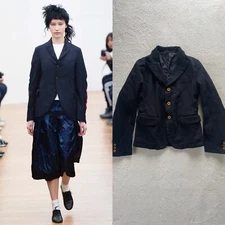 Comme Des Garcons Black Basic Fulling Jacket Made in Japan