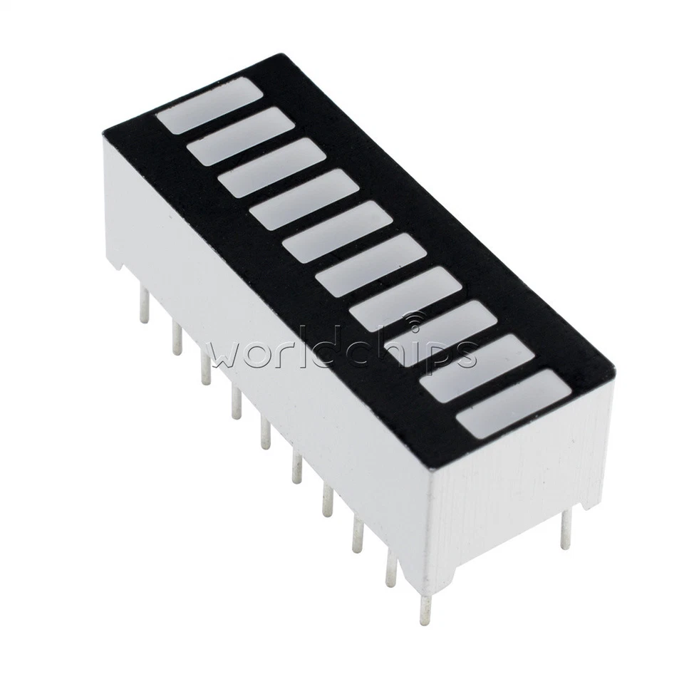 5PCS 10 Segment Colorful LED BAR Graph Indicator DIP Red Green Blue Yellow - Image 4 of 4