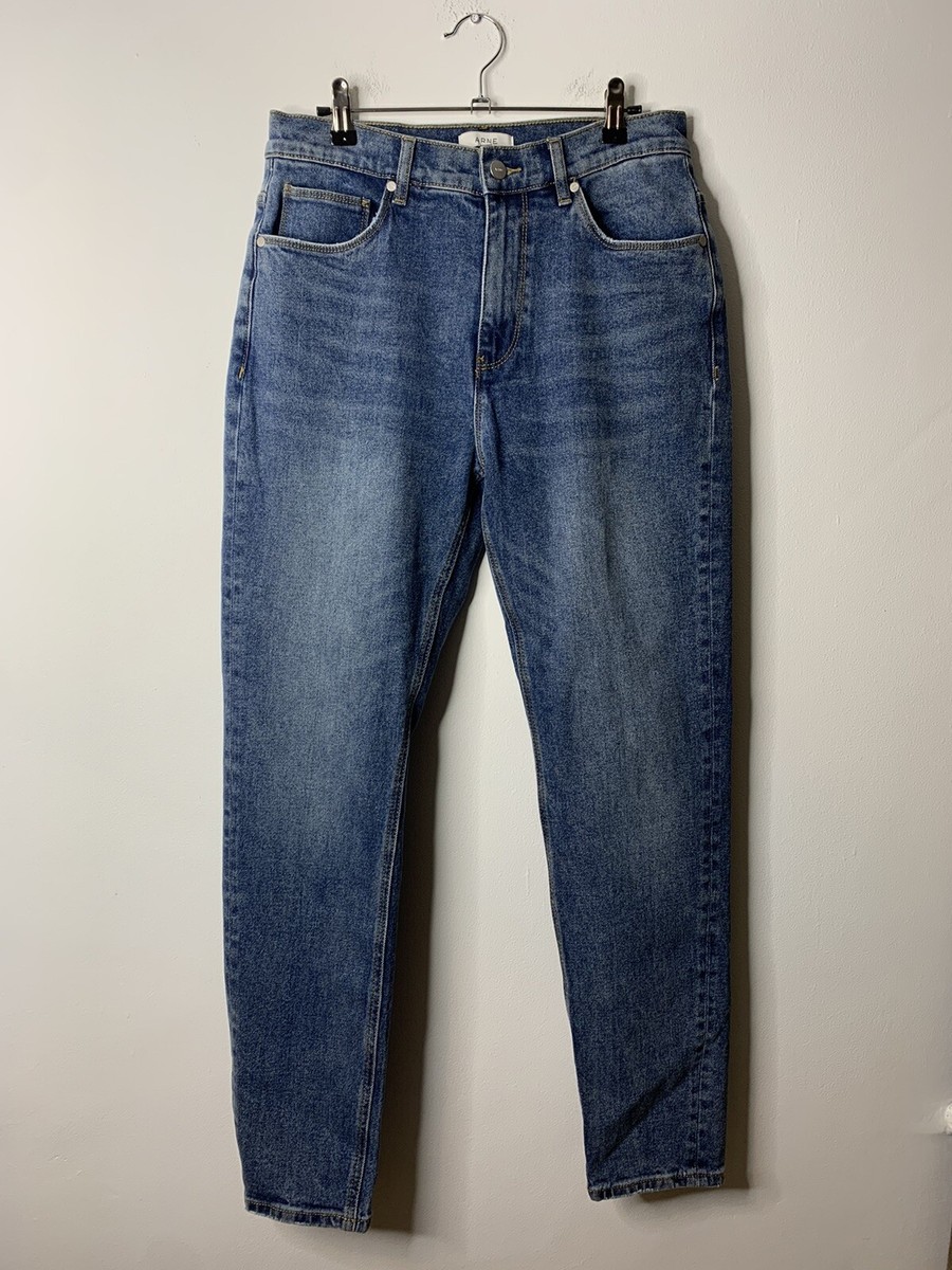 ARNE Blue Wash Slim Fit Jeans W30R 29L UK