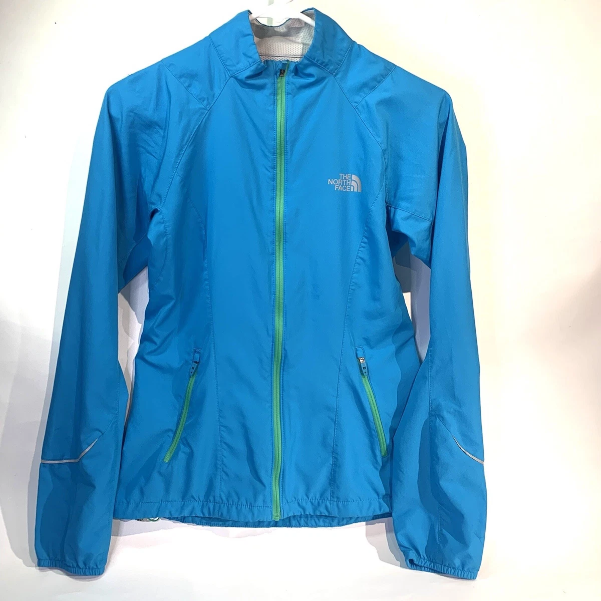 Light blue windbreaker online womens