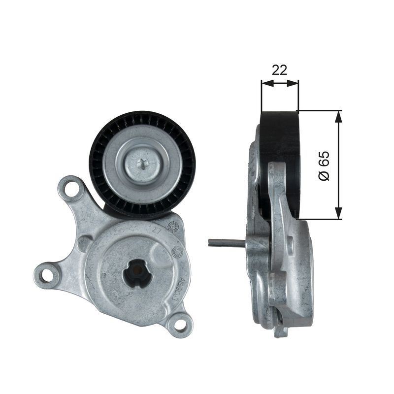 Gates DriveAlign V-Ribbed Belt Tensioner - T39372 - Fits Mercedes - OE Quality - Image 17