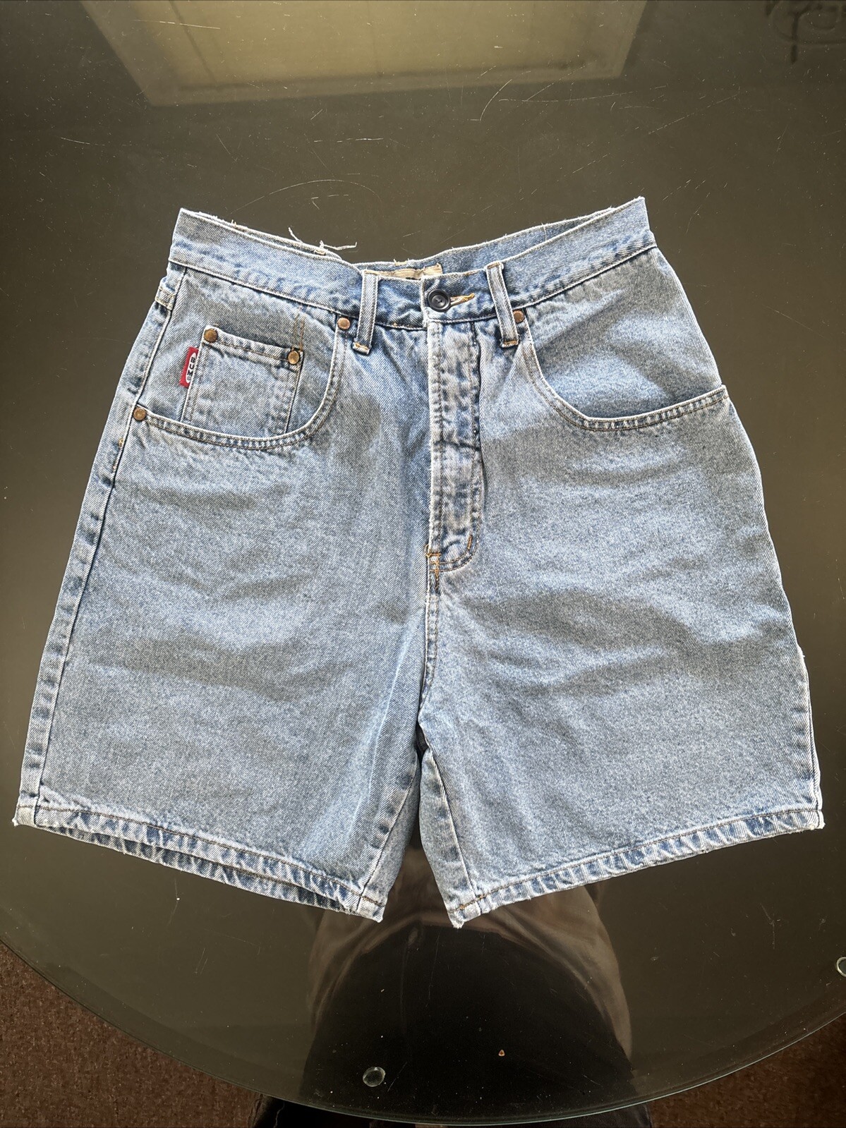 Juniors 11 Hong Kong Light Blue High Waisted