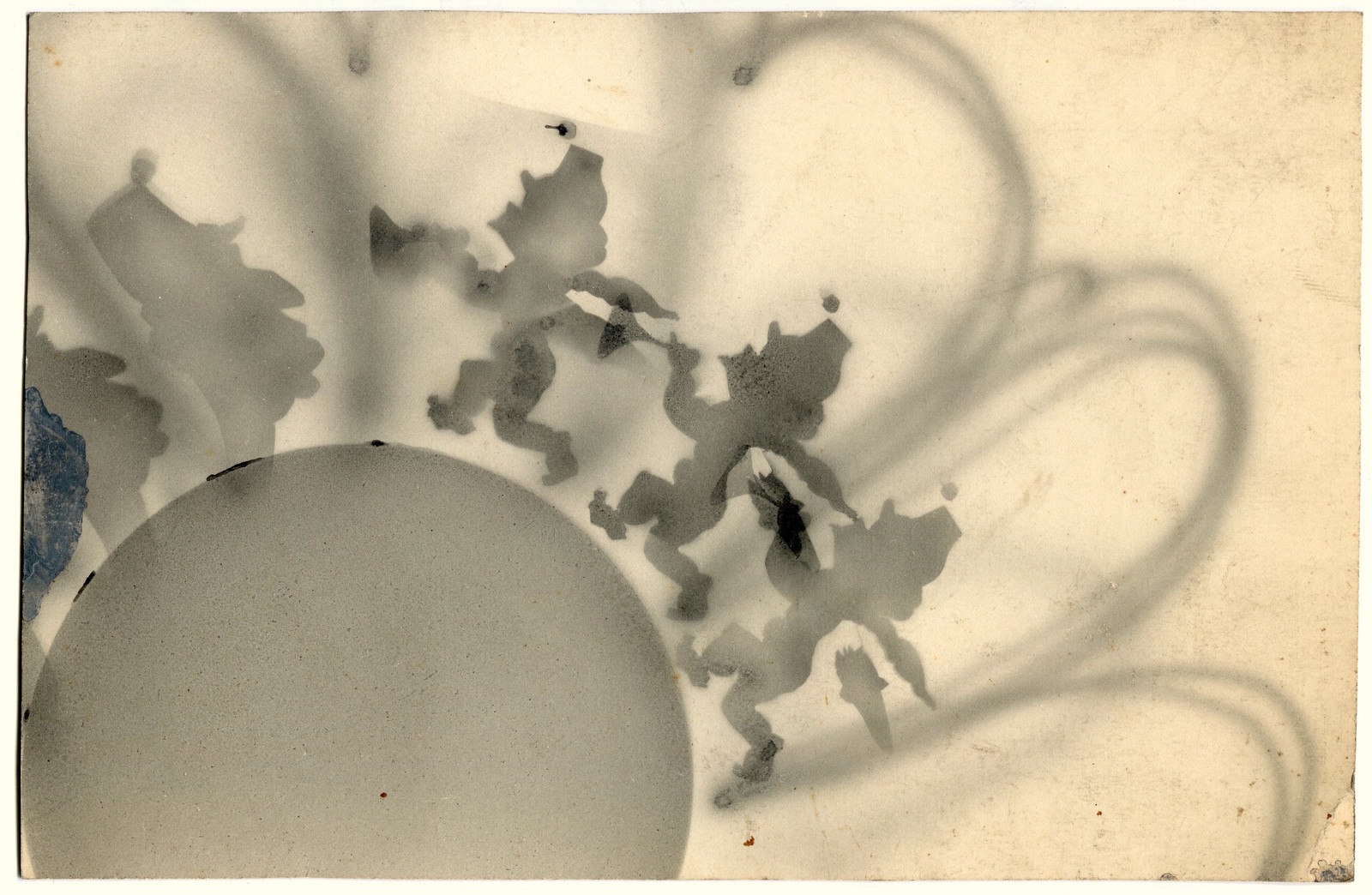 Photo Montage - Photogram + Collage - 1930s Vintage Silver Print - 