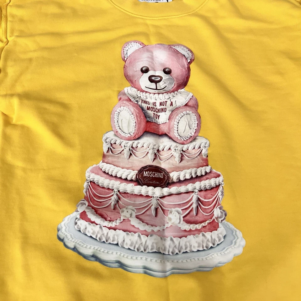 Moschino Teddy Cake Sudadera con Volantes Moschino Talla 6 Amarillo Foto 2 de 4