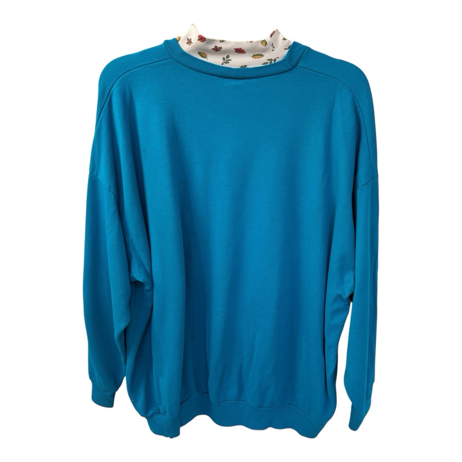 Vtg Basic Editions Fall Bear Sweatshirt 3X Made i… - image 3