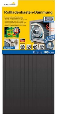 Schellenberg 66282 Wärmedämmung für Rollladenkasten 100 x 50 cm