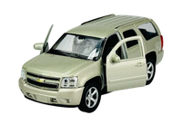 Welly 2008 Chevrolet Tahoe Silber 1:34 Die Cast Metal Neu Im Kasten