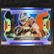 2025 Prizm Football GREG ROUSSEAU Lockdown! Prizms Silver #9