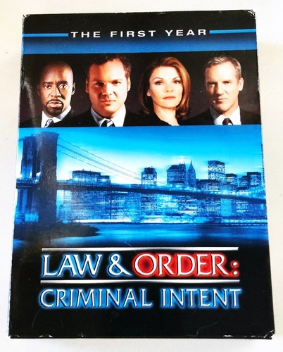 Law & Order Criminal Intent - Season 1 DVDs - 6 Discs 22 Episodes - Very Good