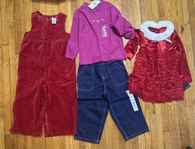 NWT Toddler Girls Clothes Size 2T Lot Christmas Outfits Gymboree Wonder Kids