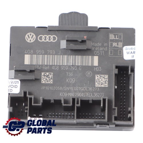 Audi A6 C7 Tür Modul Steuergerät ECU Vorne Links 4G8959793J