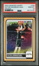 2023-24 Panini Haunted Hoops - Victor Wembanyama #108 Slime (RC