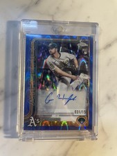 Gunnar Hoglund RC Auto Blue Refractor /150 2025 Topps Chrome Rookie Autograph As