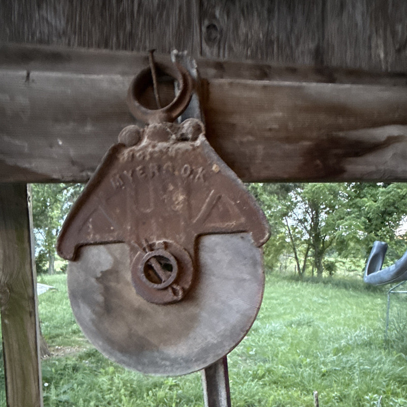 Merrick Cast Iron Metal Hay Trolley Pulley Block