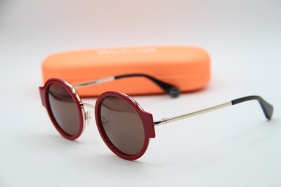 NEW WOOW OPTICAL SUPER EDGY 1 COL 0098 RED GOLD AUTHENTIC FRAME SUNGLASSES 47-21