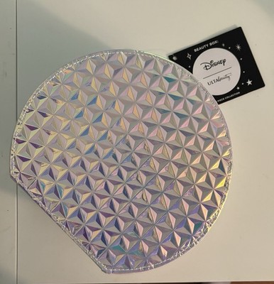 NWT Ulta Beauty Disney Edition Epcot Holographic Cosmetic Case Box 28 Piece Set