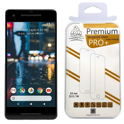 Google Pixel 2 Tempered Glass Screen Protector Genuine Gorilla Tech  Brand