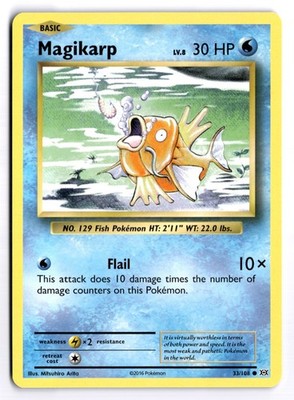 Magikarp - EVO #33/108 XY - Evolutions Common Normal LP